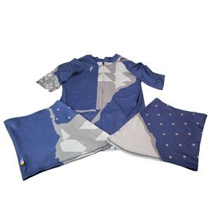 Specialized Cycling Jersey‎ Mens Large Full Zip W 2 Matching Gaiters